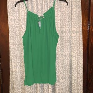 Green tank top